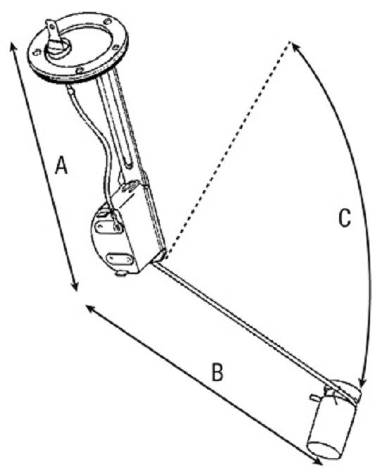 Fuel Sender for Massey Ferguson 675 690 698 698T 699