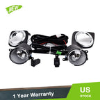 Set of 2 Bumper Fog Lights for Toyota RAV4 (2009–2012) + Switch L+R