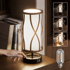 Dimmable Desk Lamp with Touch Control and USB Charging - Bronze Finish