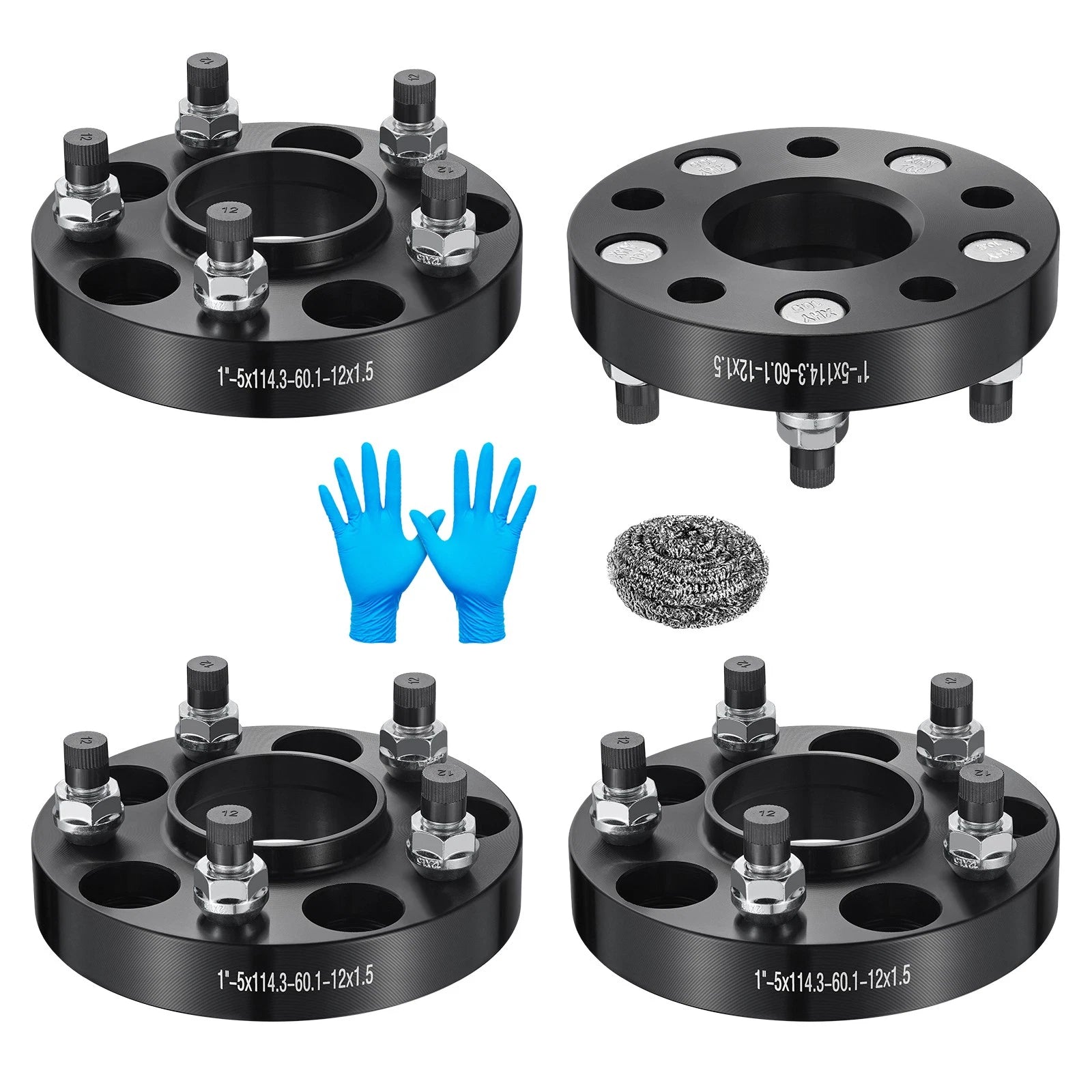 1" 5x4.5 Hubcentric Wheel Spacers for 2017–2018 Toyota Corolla iM
