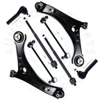 Set of 8 Front Lower Control Arm Tie Rod Ends for Chrysler Town & Country (2008–2016)
