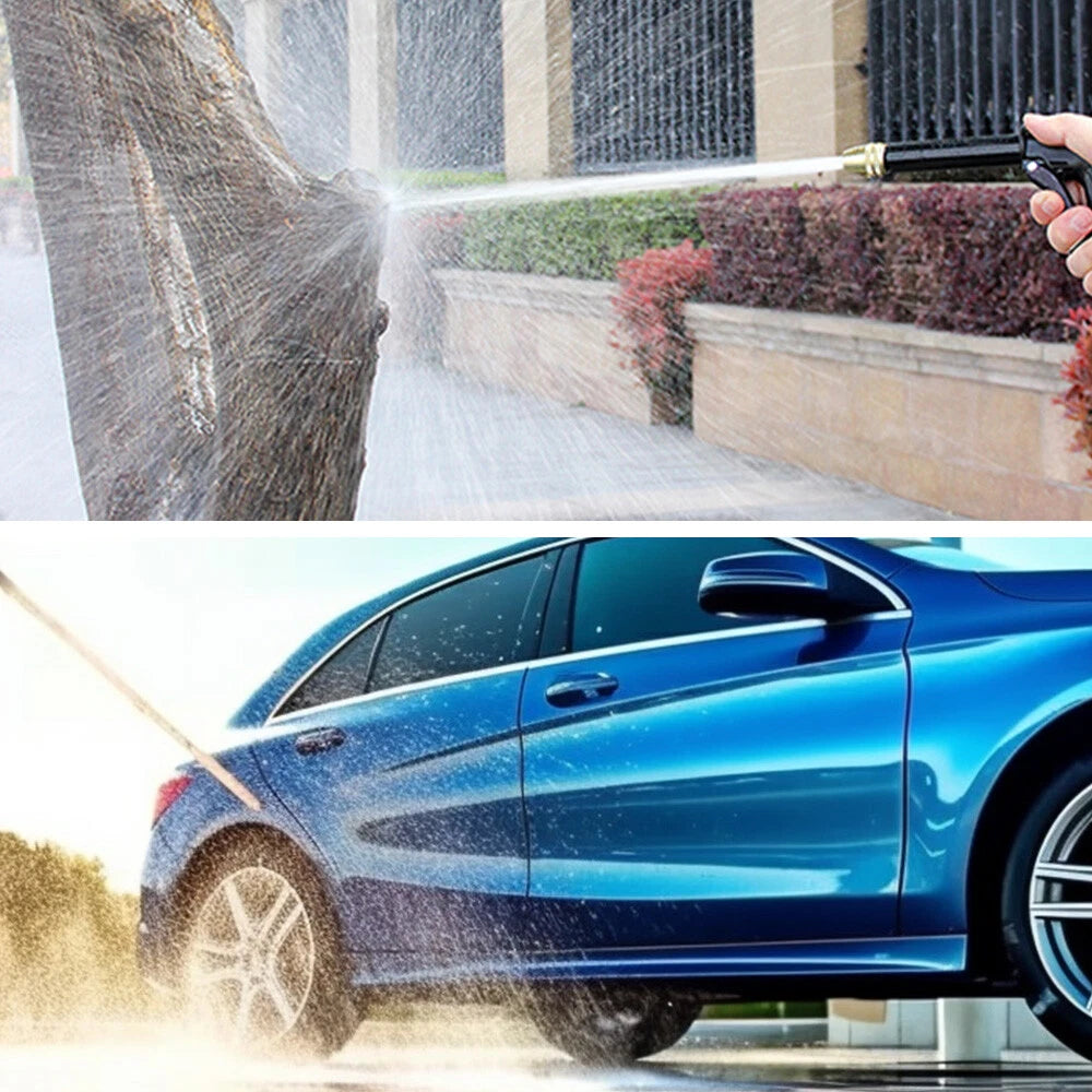 Stainless High Pressure Water Hose Spray Nozzle for Home Garden Car