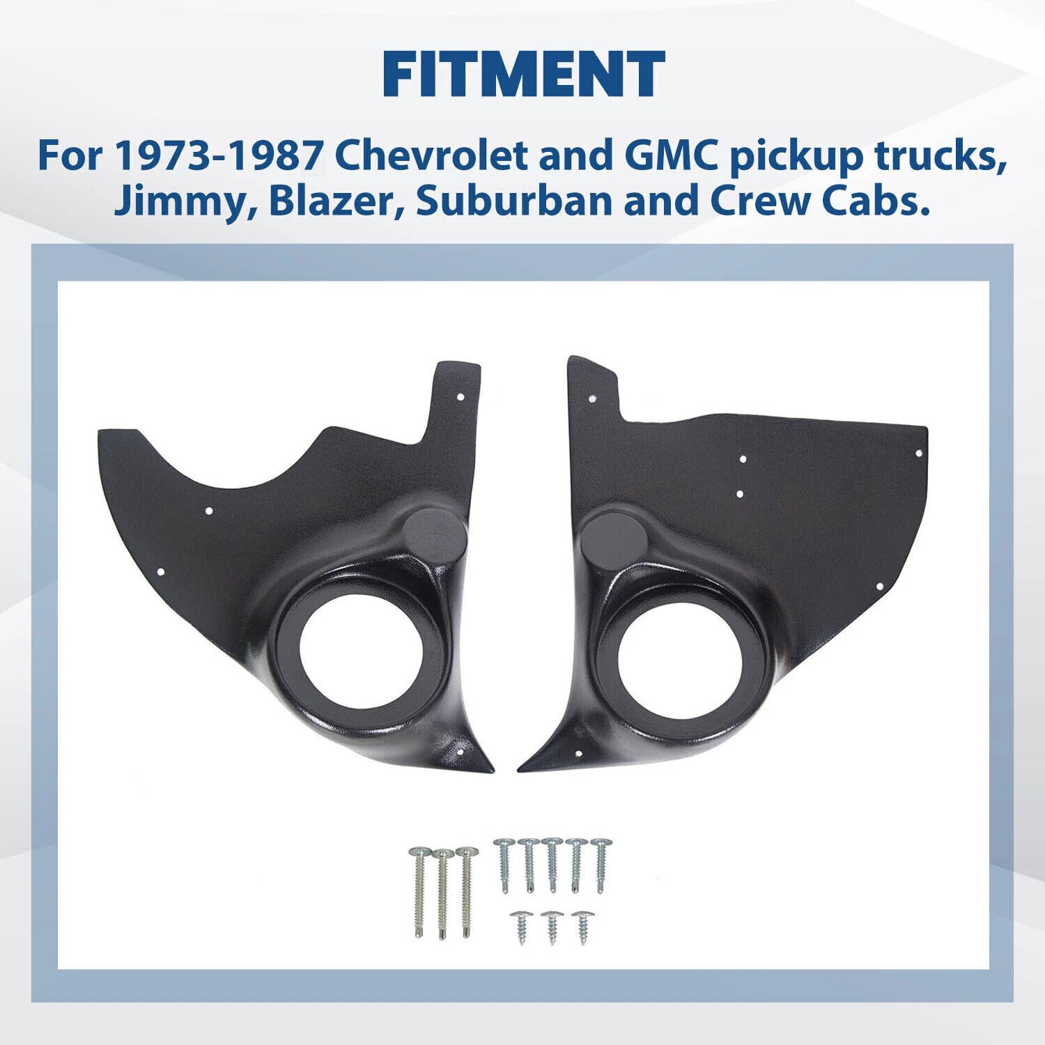 Kick Panels for Chevy GMC Pickup Truck Blazer Suburban (1973–1987)