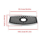 Chrome Black Front Upper Grille for Infiniti QX50 (2019â2023)