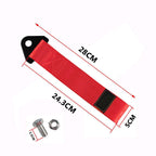 Tow Strap Towing Rope for JDM Racing Car (Universal, 28cm, Nylon)
