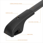 Aluminum Roof Rack Cross Bars for Jeep Cherokee (2014–2020)