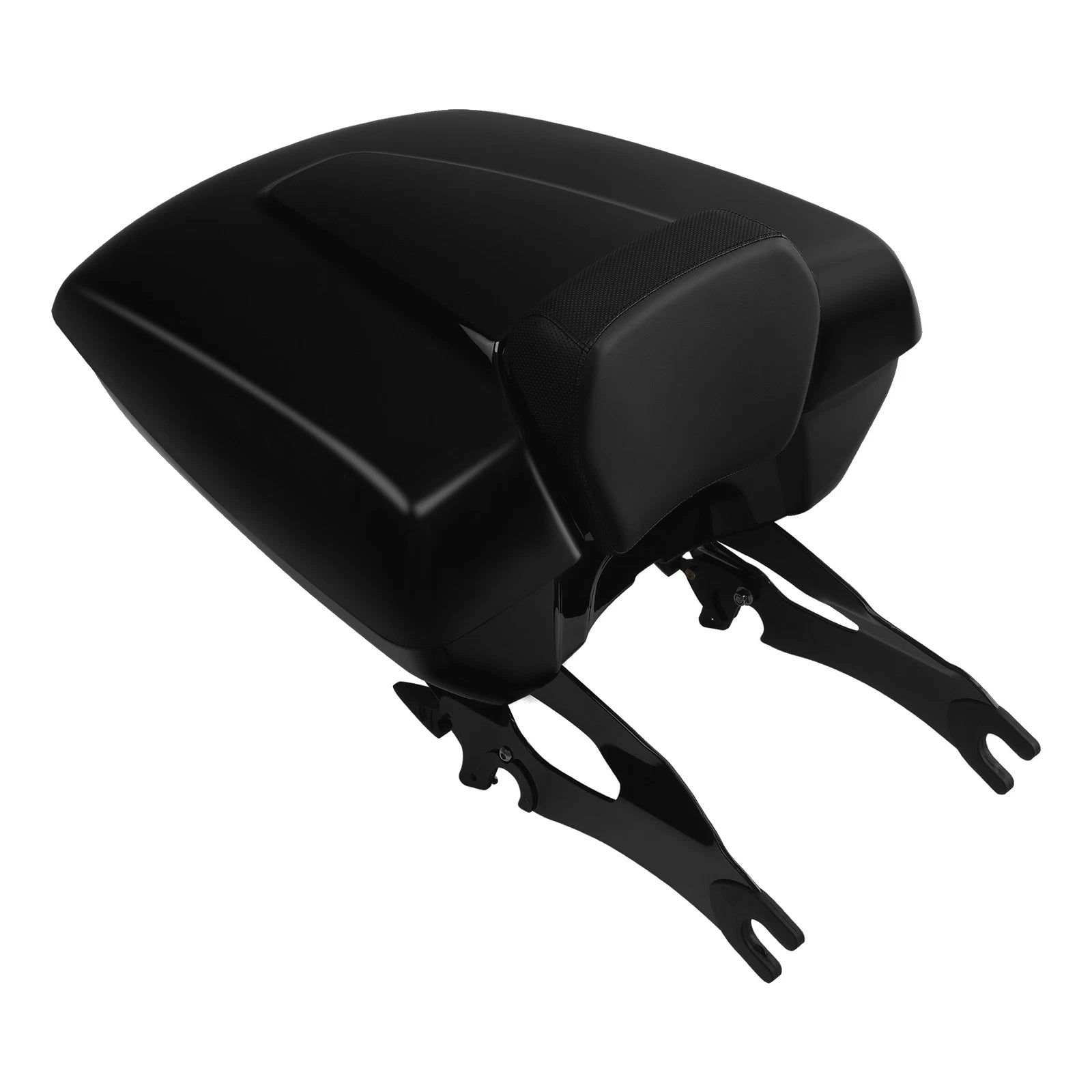 Matte Black Low Profile Trunk Backrest Mount Rack for Indian Chieftain (2014–2025)