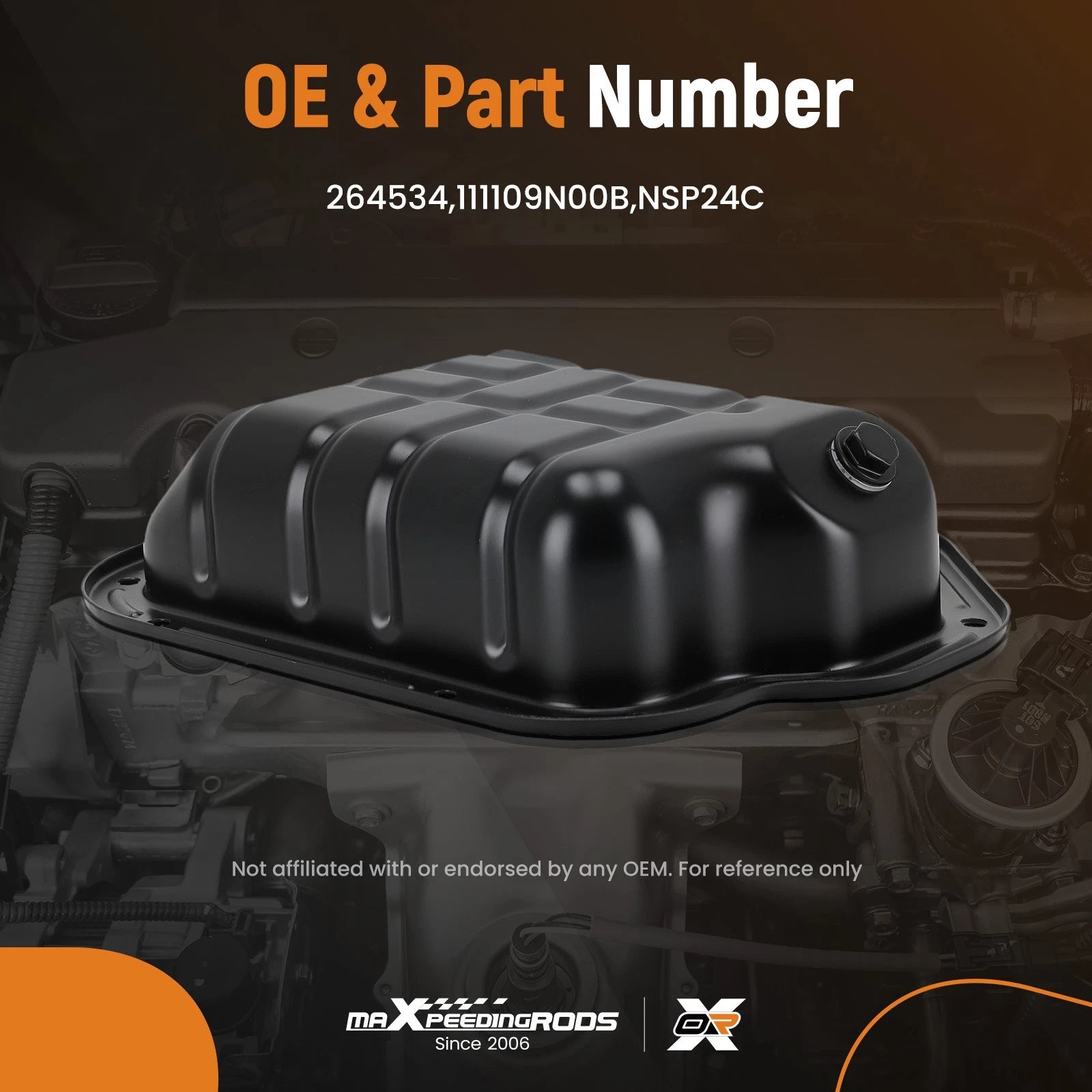 Engine Oil Sump Pan for Nissan Maxima V6 3.5L (2008–2018)