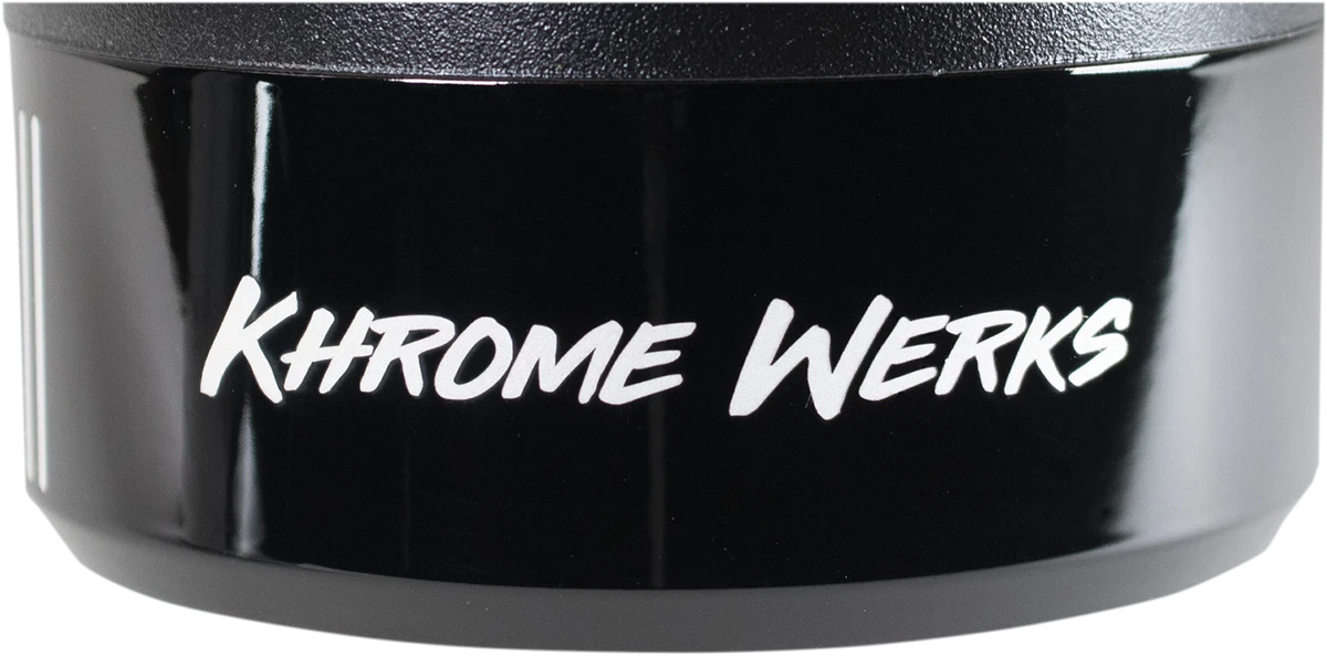 Klassic Tip for Harley Davidson (200659P) 4-1/2" Right Black Powdercoat