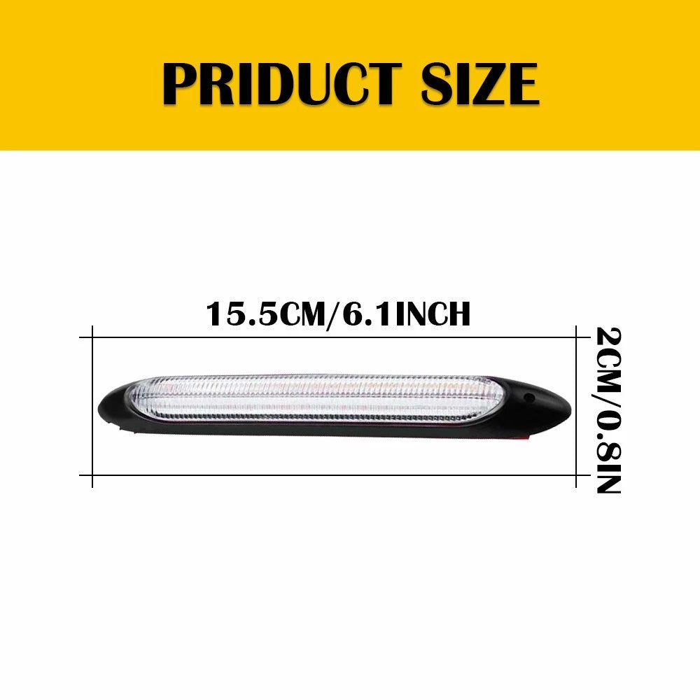 2X 6" LED Headlight Strip for Universal Vehicles