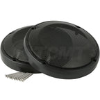 Black Lower Vented Fairings 6.5" Speaker Grills for Harley Touring (1983–2024)