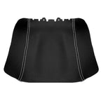 Leather Console Lid Jump Seat Cover for Ford F150 (2004–2008) White Stitch