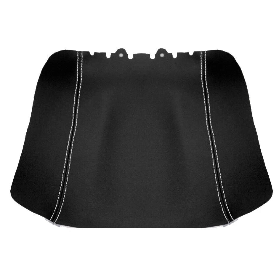 Leather Console Lid Jump Seat Cover for Ford F150 (2004–2008) White Stitch