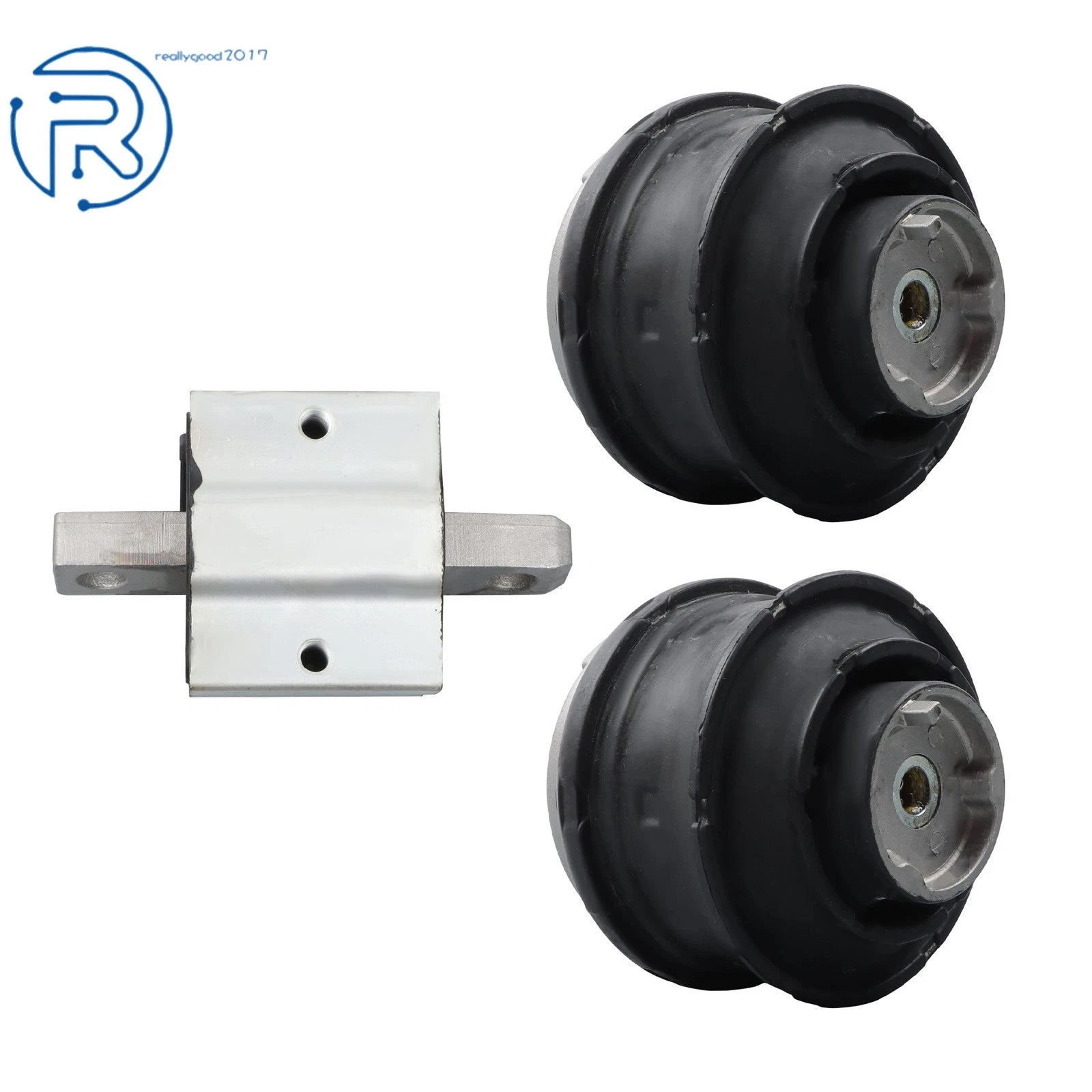 Set of 3 Engine Motor & Transmission Mounts for Mercedes-Benz C280 (1998–2000)