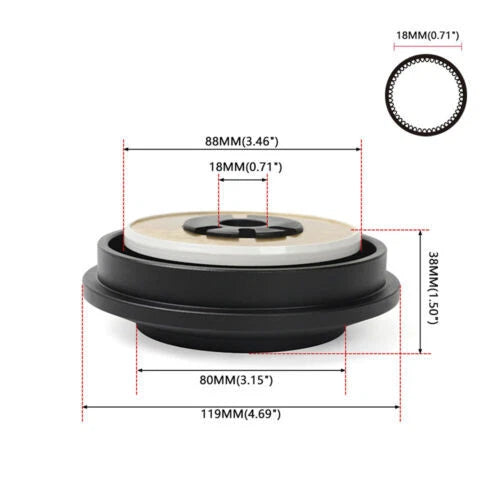 Steering Wheel Short Hub Adapter for Lexus IS