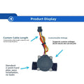 Flow Transducer for Water Heater Monitoring (1-30 L/min)