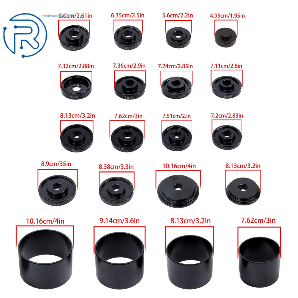 25-Pc Front Wheel Drive Bearing Puller Removal & Installer Kit for