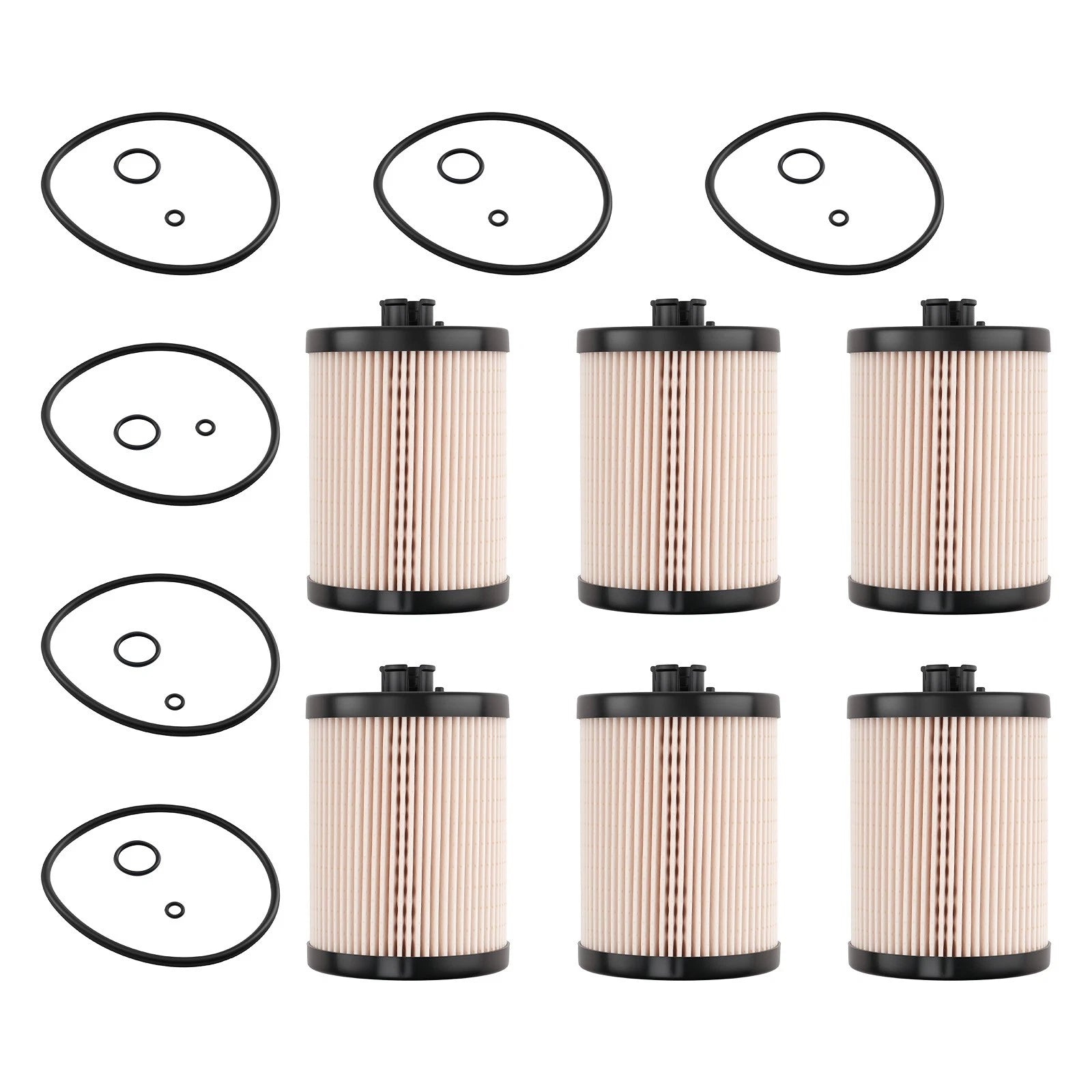 6X Fuel Filter for International Harvester DT466E (2002–2019) FS19947 KX392D