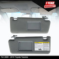 Set of 2 Sun Visors for Toyota Tacoma (2005–2015) Gray