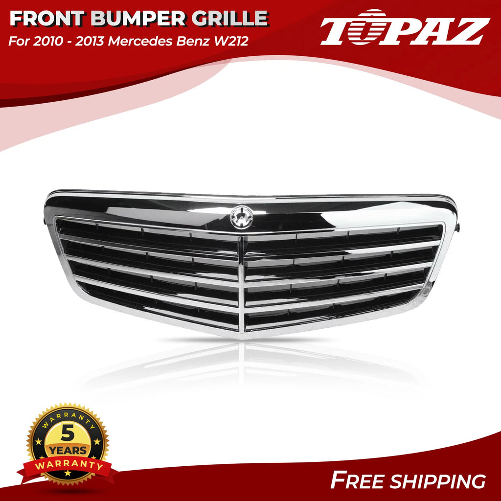 Front Bumper Grille for Mercedes Benz E-Class W212 (2010–2013)
