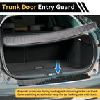 Rear Bumper Topper for BMW X3 (2015-2017) Silver Tone 1 Pc