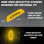 Warning Reflective Night Safety Stickers for Auto Door Open Handle Bowl (2020-2024)
