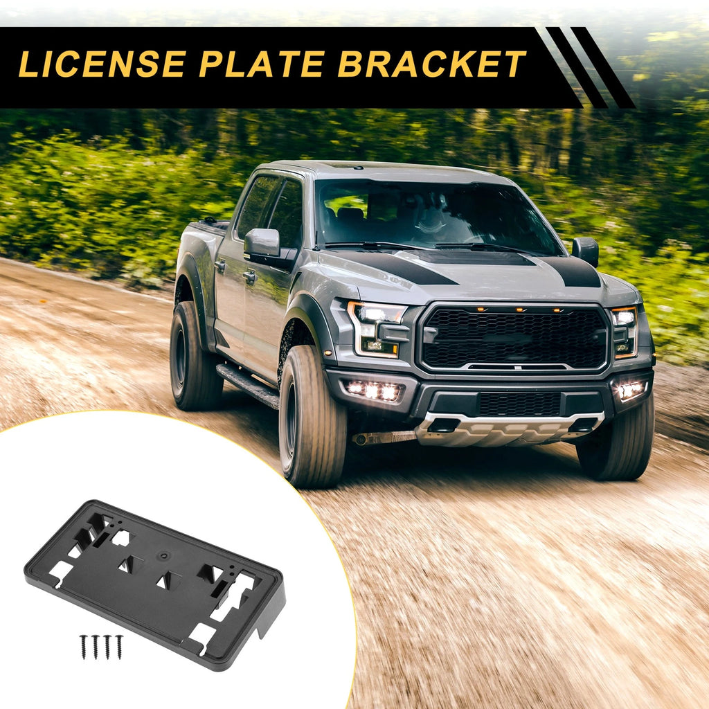Set of 1 Front Bumper License Plate Bracket for Ford F-150 (2021–2023)