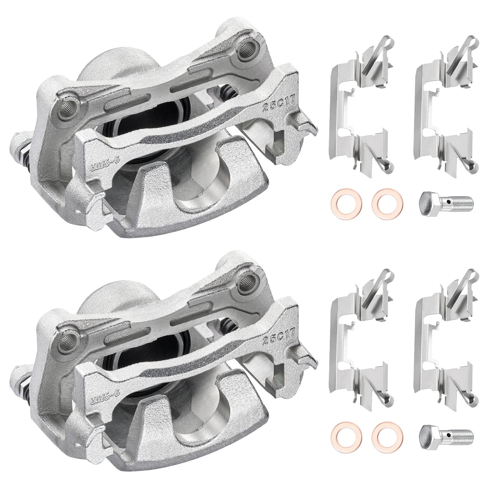 2X Front Brake Calipers w/ Bracket for Nissan Altima (2013–2021)