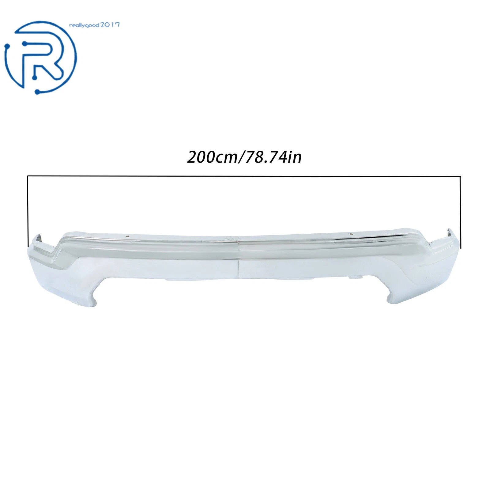 Steel Chrome Split Front Bumper Face Bar for GMC Sierra 1500 (2019-2021)