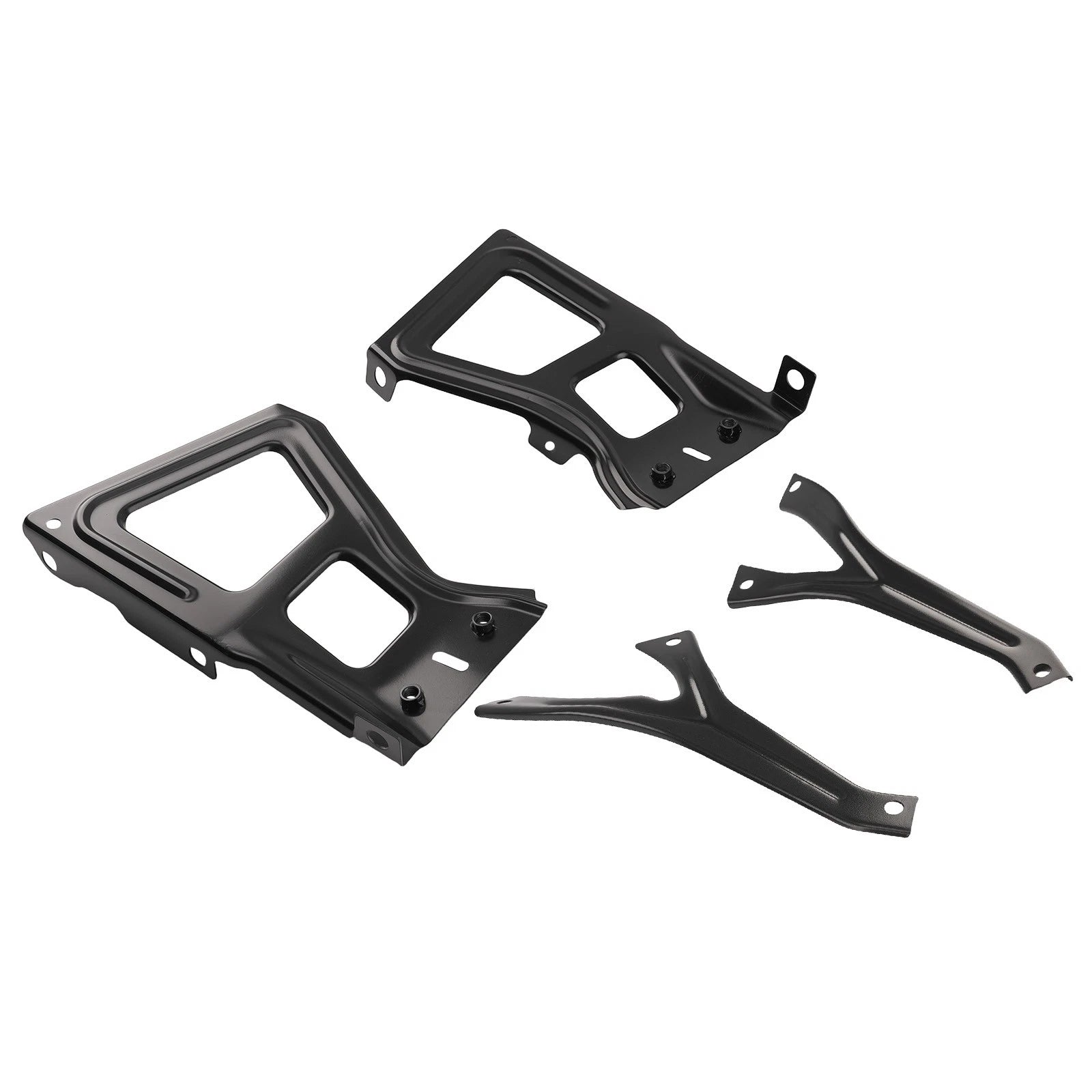 Rear Bracket Set for Ram 1500/2500/3500 (2011–2018) Black