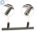 30 Pack T Bar Handles for Kitchen Cabinets (Brushed Nickel)
