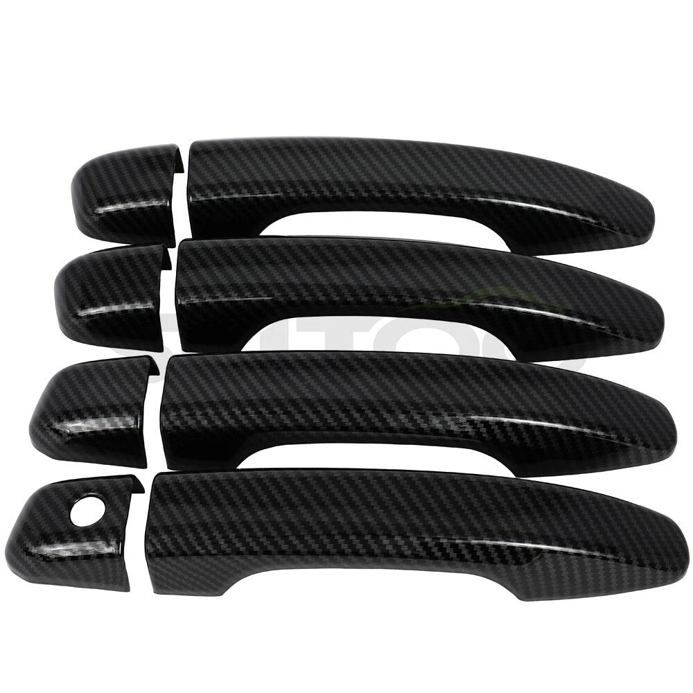 Set of 4 Door Handle Covers for Honda Accord (2018–2020) Carbon Fiber