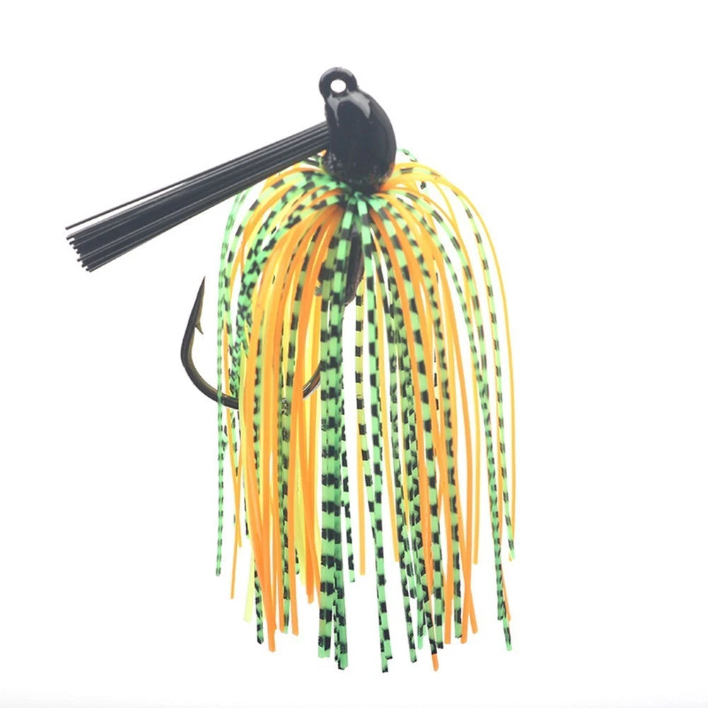 Buzzbait Wobbler Bass Jig Skirts Set of 4 Rubber Silicone