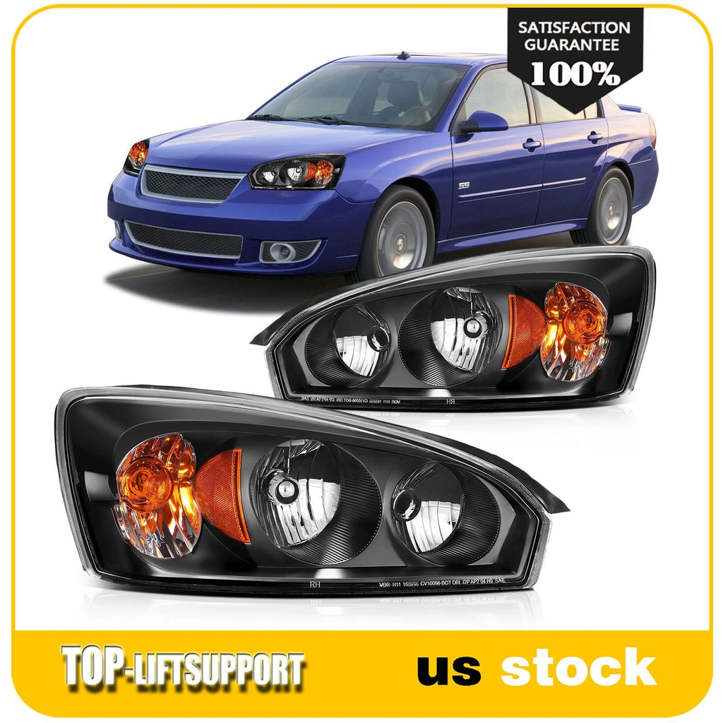 Headlight Assembly Pair for Chevy Malibu (2004–2008)