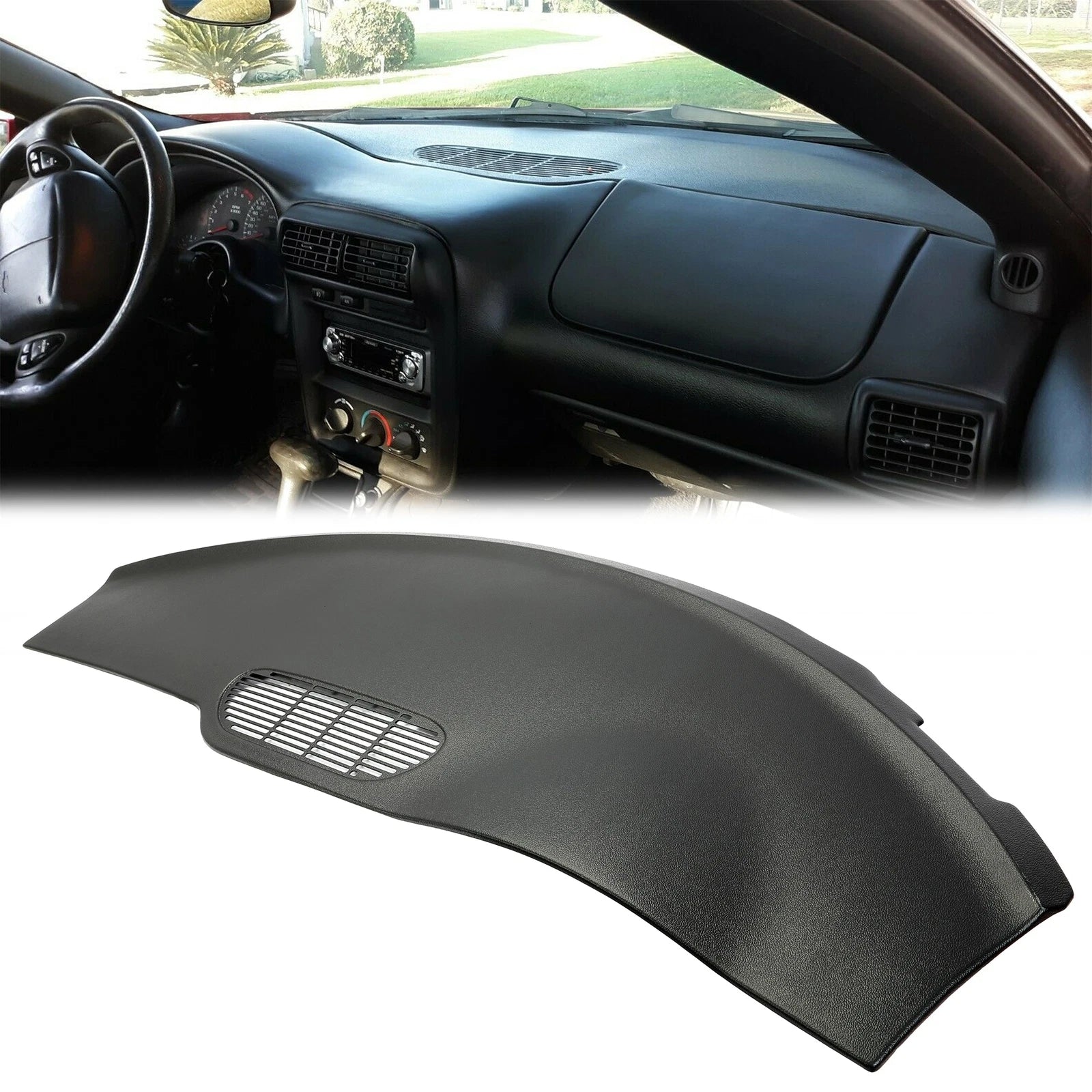 Molded Dash Cover Cap Skin for Firebird Camaro (1997–2002) Black