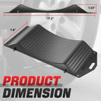 Set of 4 Tire Saver Ramps for Trucks RVs (40000 lbs, 17.32"L x 7.87"W x 1.57"H)
