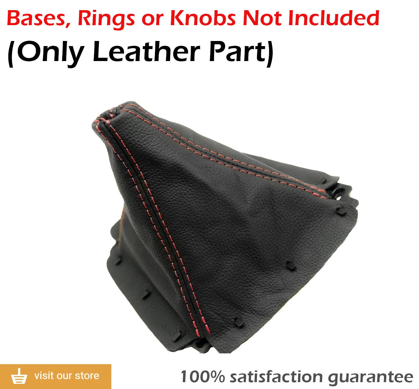 Manual Shift Boot Cover for Mazda Miata MX5 (1999–2005) Red Stitch