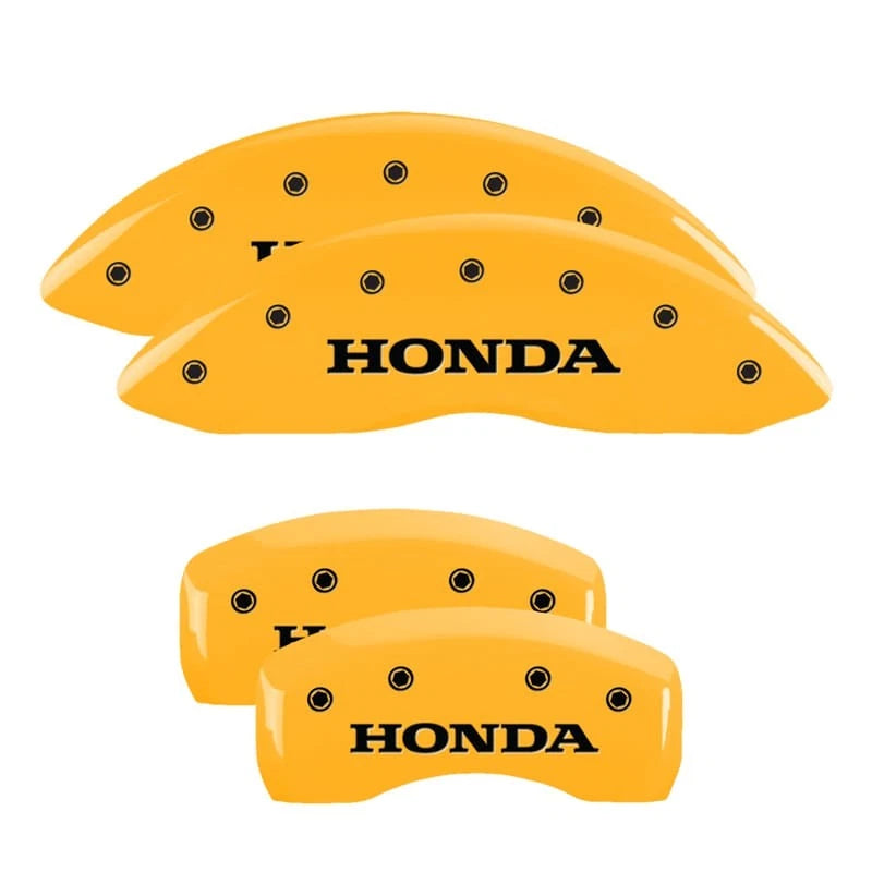 Set of 4 Yellow Caliper Covers for Honda Pilot (2023–2025)