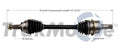 CV Axle Shaft for SurTrack MZ-8189 (2010–2015)