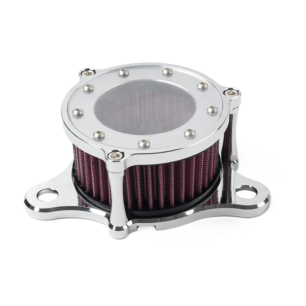 Red Air Cleaner Intake Filter Kit for Harley Sportster 1200 XL883 48 (1991–2021)