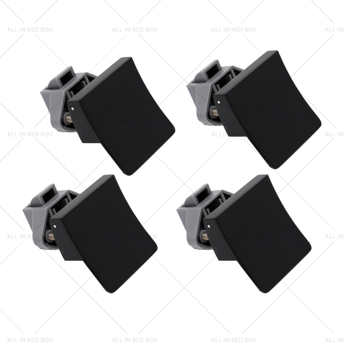 Set of 4 Square Door Cupboard Latch Knob Handle Push Locks for Caravan RV