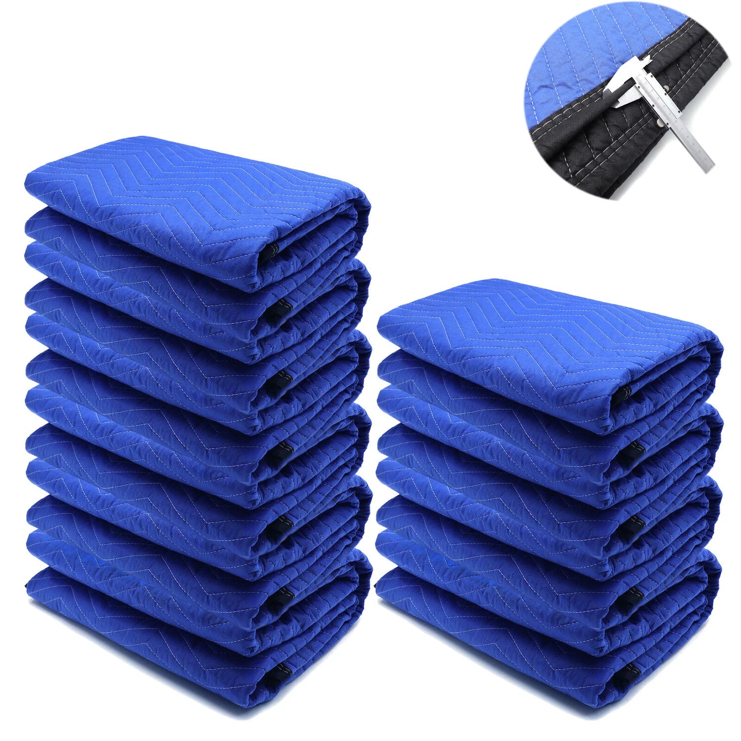 10PC Extra Thick Furniture Moving Packing Blanket for Shipping