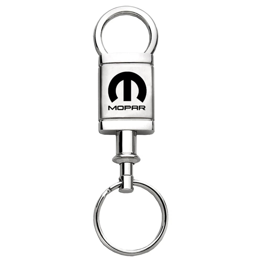 Satin-Chrome Valet Keychain - Officially Licensed for Mopar Vehicles