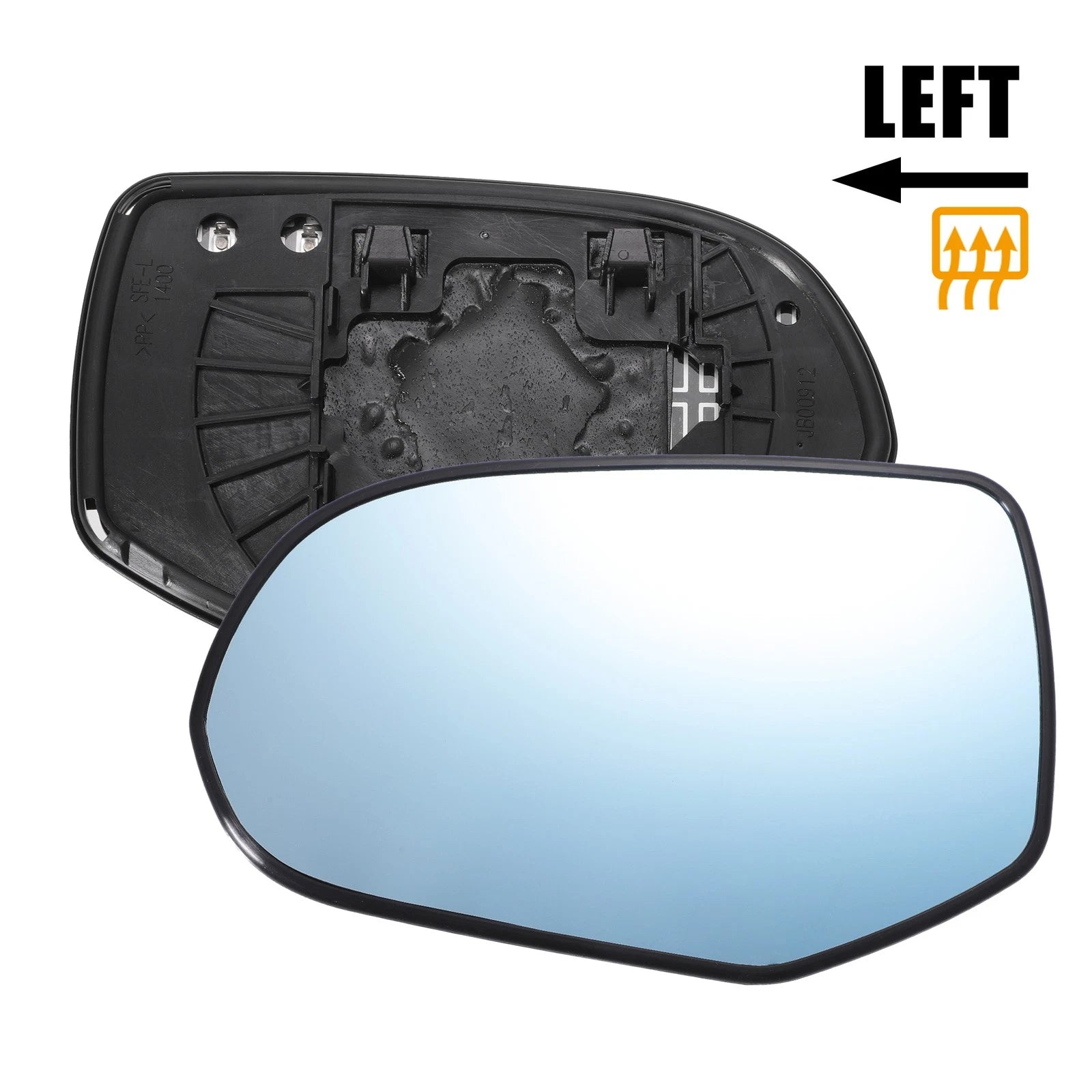 Left Side Heated Blue Mirror Glass for Honda Odyssey (2006–2008)