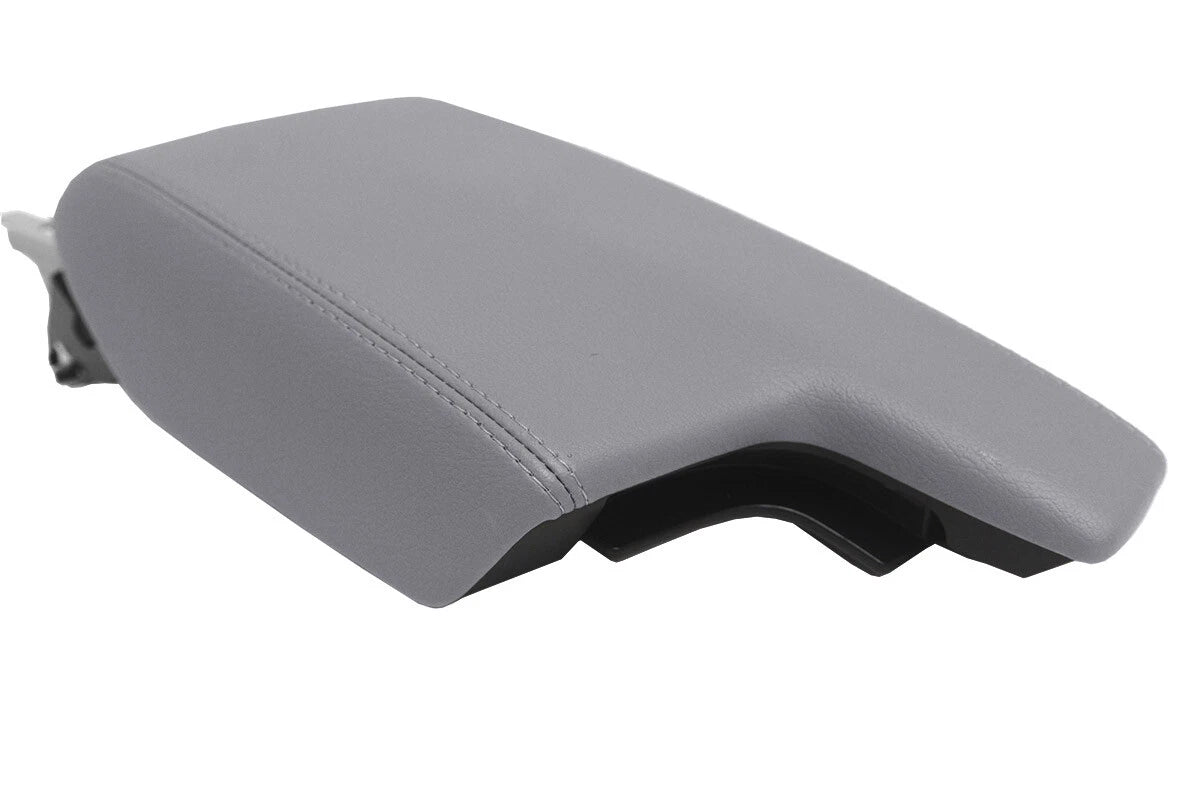 Leather Console Lid Armrest Cover for Subaru Impreza (2017–2020) Gray