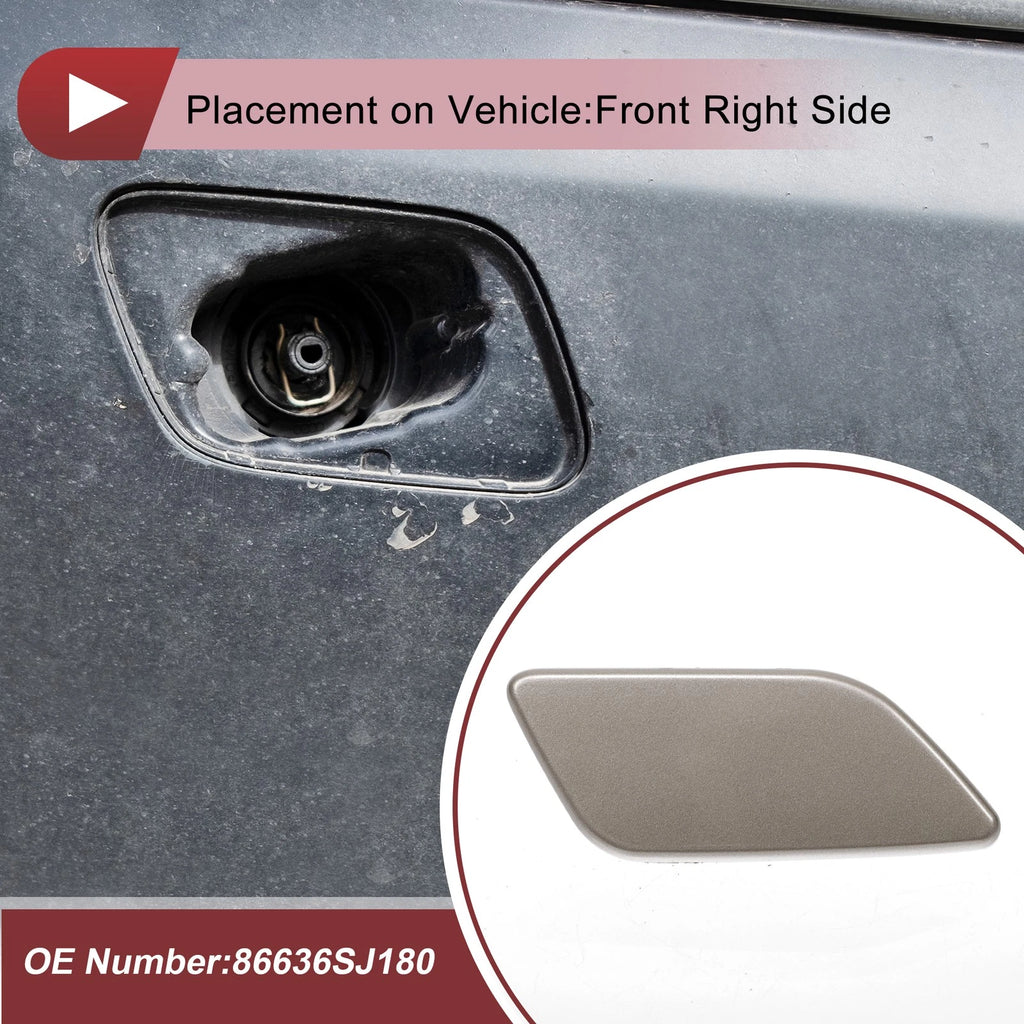 Front Right Washer Nozzle Cover Cap for Subaru Forester (2022–2024) Copper Tone