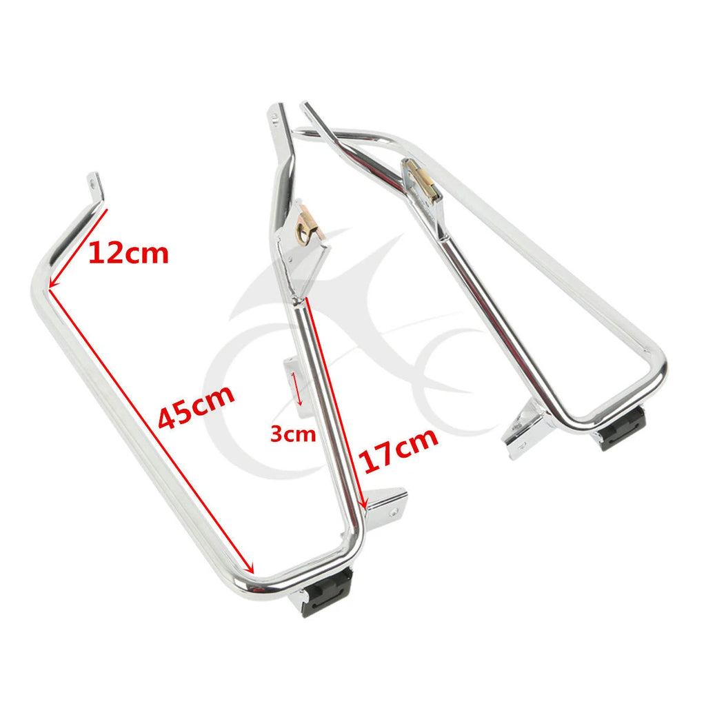 Saddlebag Support Brackets for Harley Touring Electra Street Glide (2009–2013)