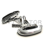 Chrome Airflow Footboard Mounting Bracket for Harley Touring (1993–2019)