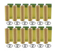 Set of 12 Engine Oil Filters for Mercedes W203 C230 (2003–2005)