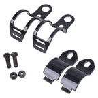 Fork Ear Clamp Turn Signal Light Mount Bracket for Harley Chopper Black